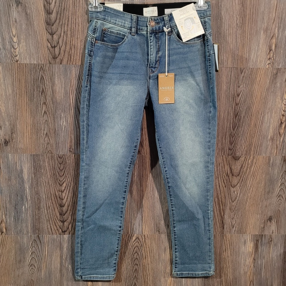 Angels Forever Young Everluxe Lift Convertible Skinny Sz 6/28 x 27 Pacific Wash